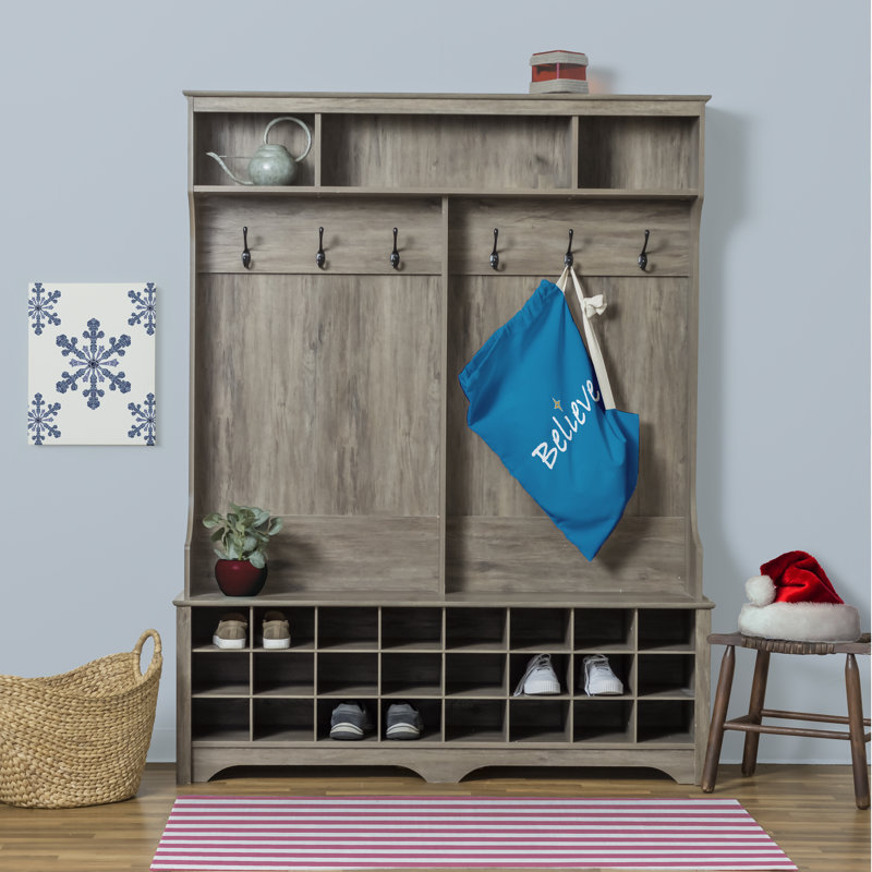 Fabric Laundry Bag with Handles, Small (29" H x 18" W), Blue