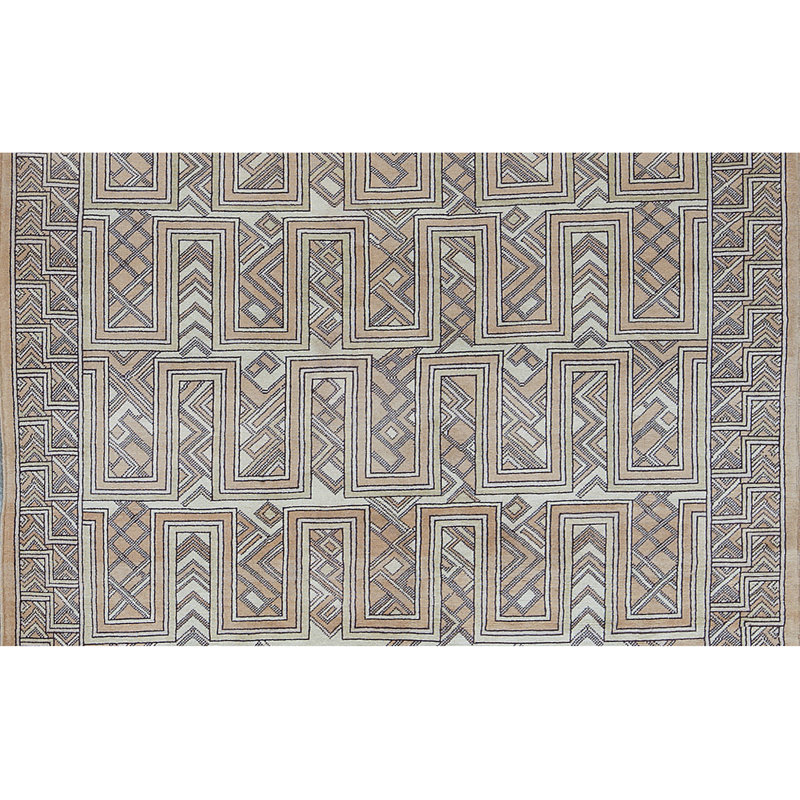 Hand-Knotted High-Quality Gray Area Rug