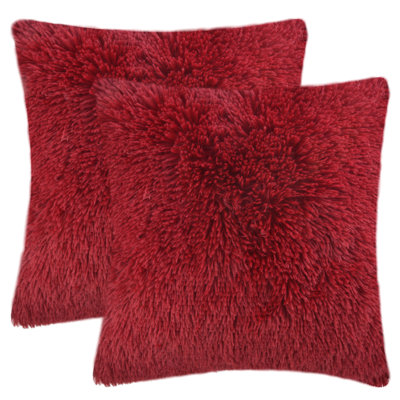Tassels Faux Fur Pillow Cover