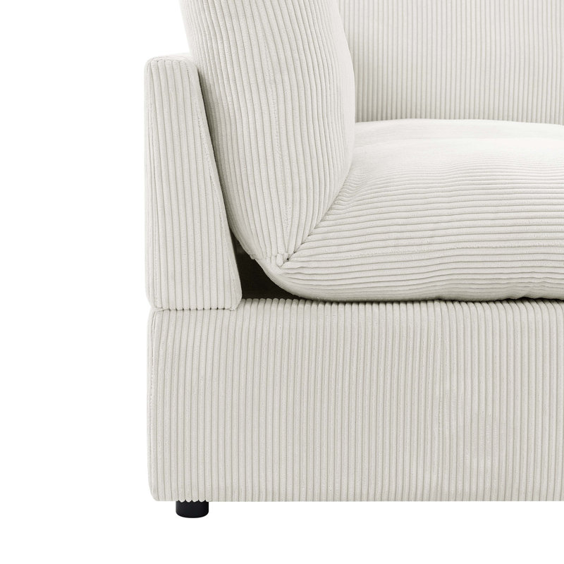 Arfsten 10 - Piece Corduroy Sectional