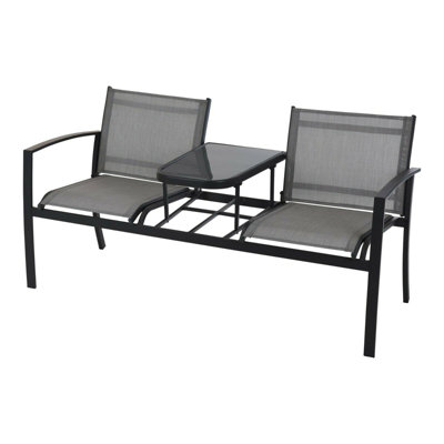 Emogine Stainless Steel Outdoor Bench