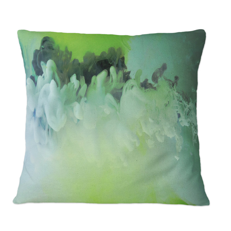 Coussin Shades Of Green, 18 po x 18 po