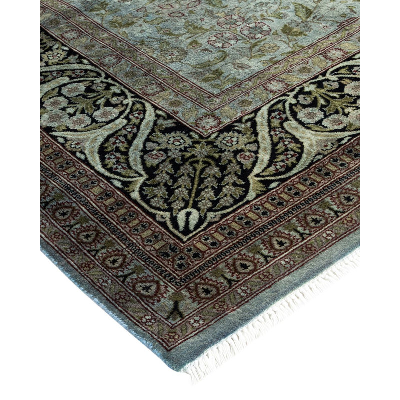 Fine Vibrance One-of-a-Kind 6'3" x 9'1" Hand Knotted Area Rug