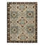 Rug & Kilim’S Caucasian Style Custom Rug In Blue With Geometric Medallions-223624633