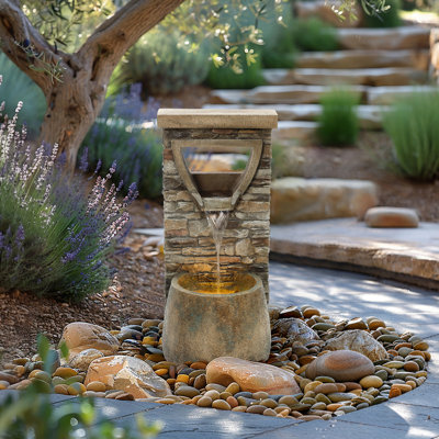 Outdoor Weather Resistant Floor Fountain