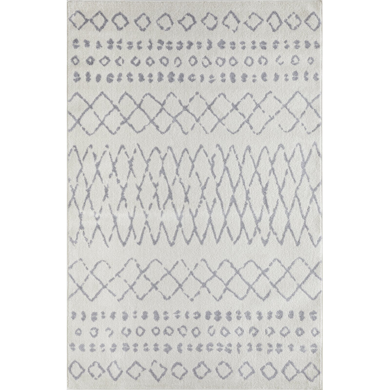 Christine Barzenski Cream Area Rug, Rectangle 2' x 3'