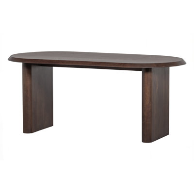 Oval Solid Wood Dining Table