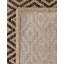 Tapis géométrique brun en polypropylène tissé à la machine Daphne-88089881