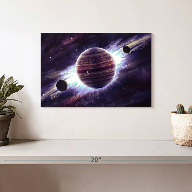 Incroyable planète Jupiter, H 8 po x l 12 po