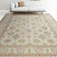 Ziegler One-of-a-Kind Hand-Knotted High-Quality Ivory/Red/Yellow Area Rug