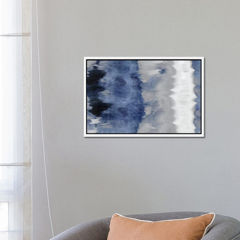 Resonate - Indigo by Rachel Springer - Gallery-Wrapped Canvas Giclée on Canvas, 66.04 cm H x 45.72 cm W, White Framed Canvas