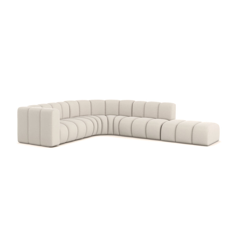 4 Seater Velvet Corner Sectional