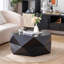 Table basse de style rétro avec plateau rabattable-1278327806