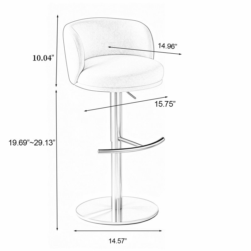 Chaise d'appoint blanche à dossier solide (ensemble de 2), Blanc