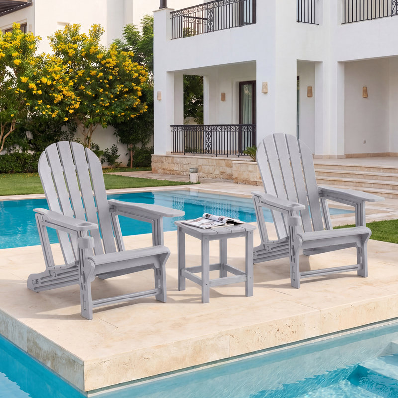 HDPE Folding Adirondack Chair
