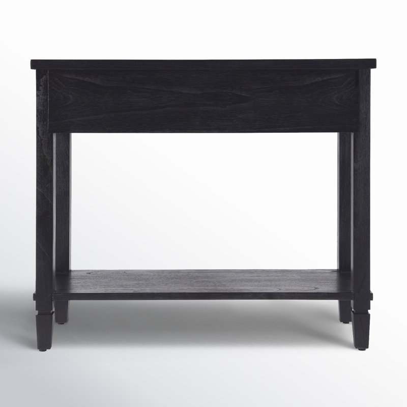 Flagstaff 2-Drawer 36" Console Table, Black