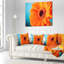 Coussin de fermeture à fleur flowerswork en cascade gerbera-29892727-29896305