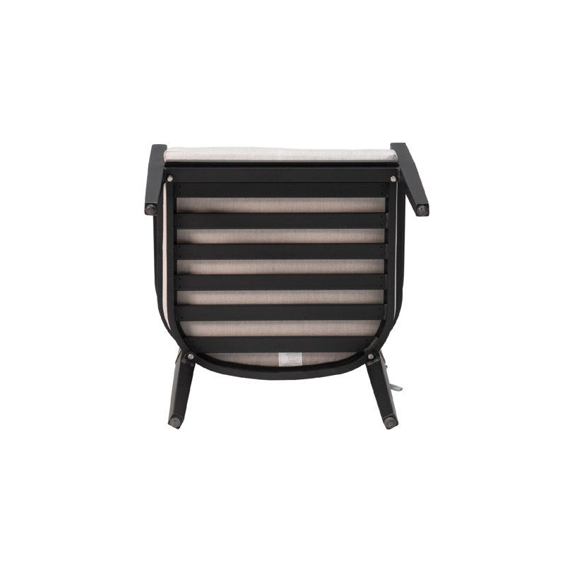 Chaises de salle à manger d'extérieur en aluminium K / D 4PCS