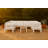 Endyah 120'' Wide Aluminum Patio Sectional with Cushions-61209827-61189490