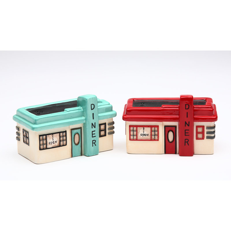 Cosmos Gifts Diner Salt and Pepper Set