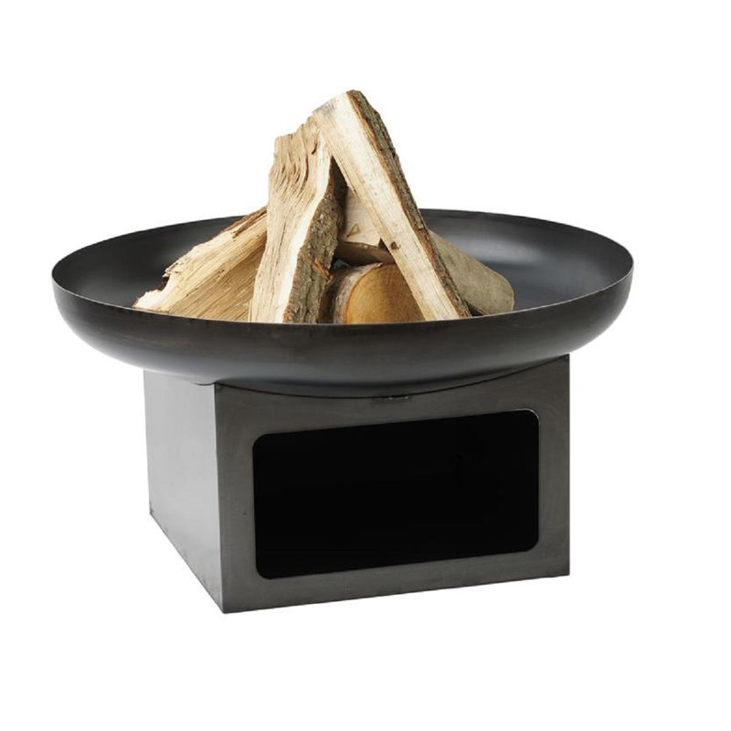 Heine Square Smokeless Fire Pit Table, 50" H x 60" W x 60" D