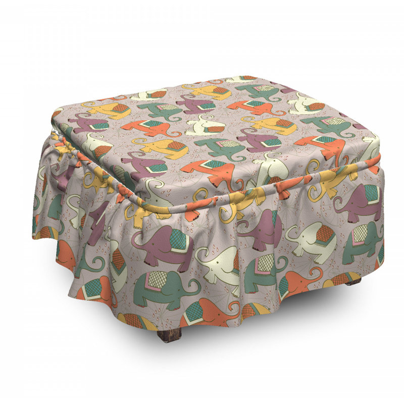 Housse pour repose-pieds animaux on wheels