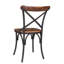Jaydynn Cross Back Side Chair in Orange/Black