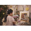 Rosy Check Enamel Wall Mirror