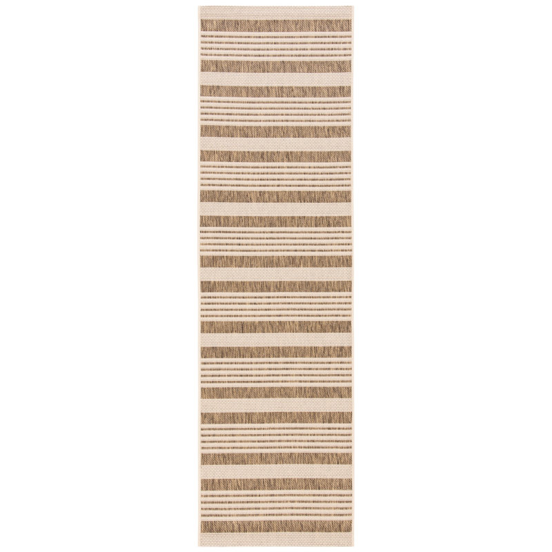 Herefordshire Performance Striped Indoor/Outdoor Area Rug, Rectangle 2' x 3'7"
