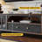 Elegant American style solid wood TV stand-107773414