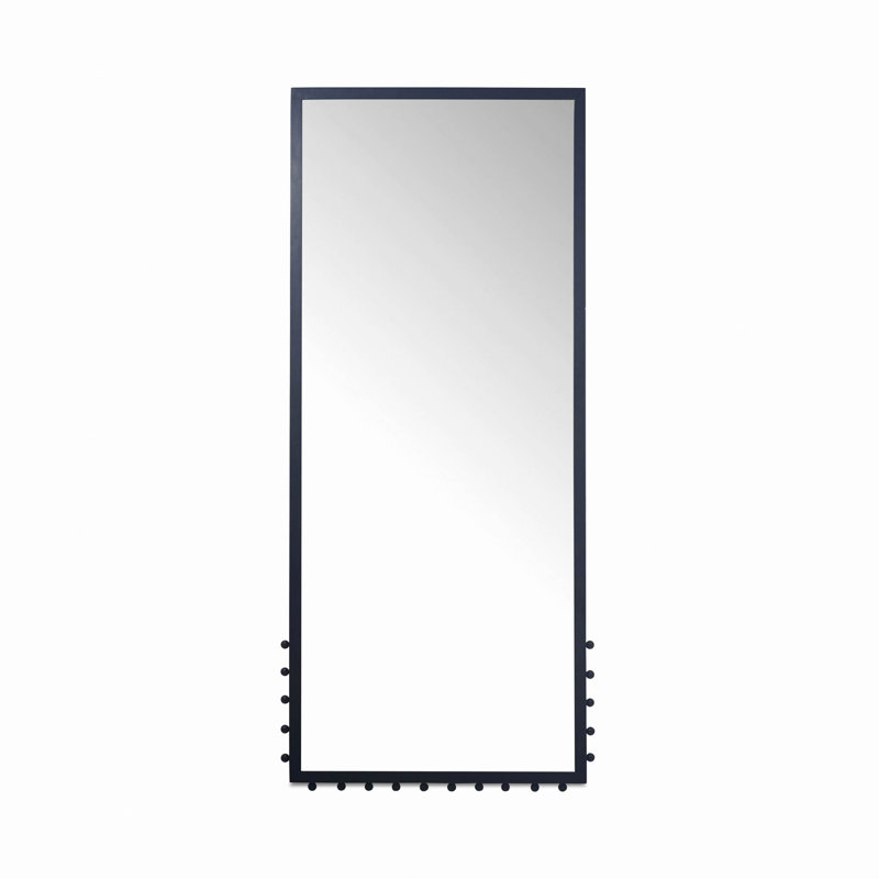 Miroir pleine grandeur, cadre en fer