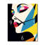 Rétro femme portrait Pop Art VI - horloge murale femme Pop Art surdimensionnée-99633651