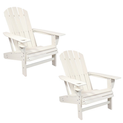 Weweantic Lake-Style All-Weather Plastic Adirondack Chairs