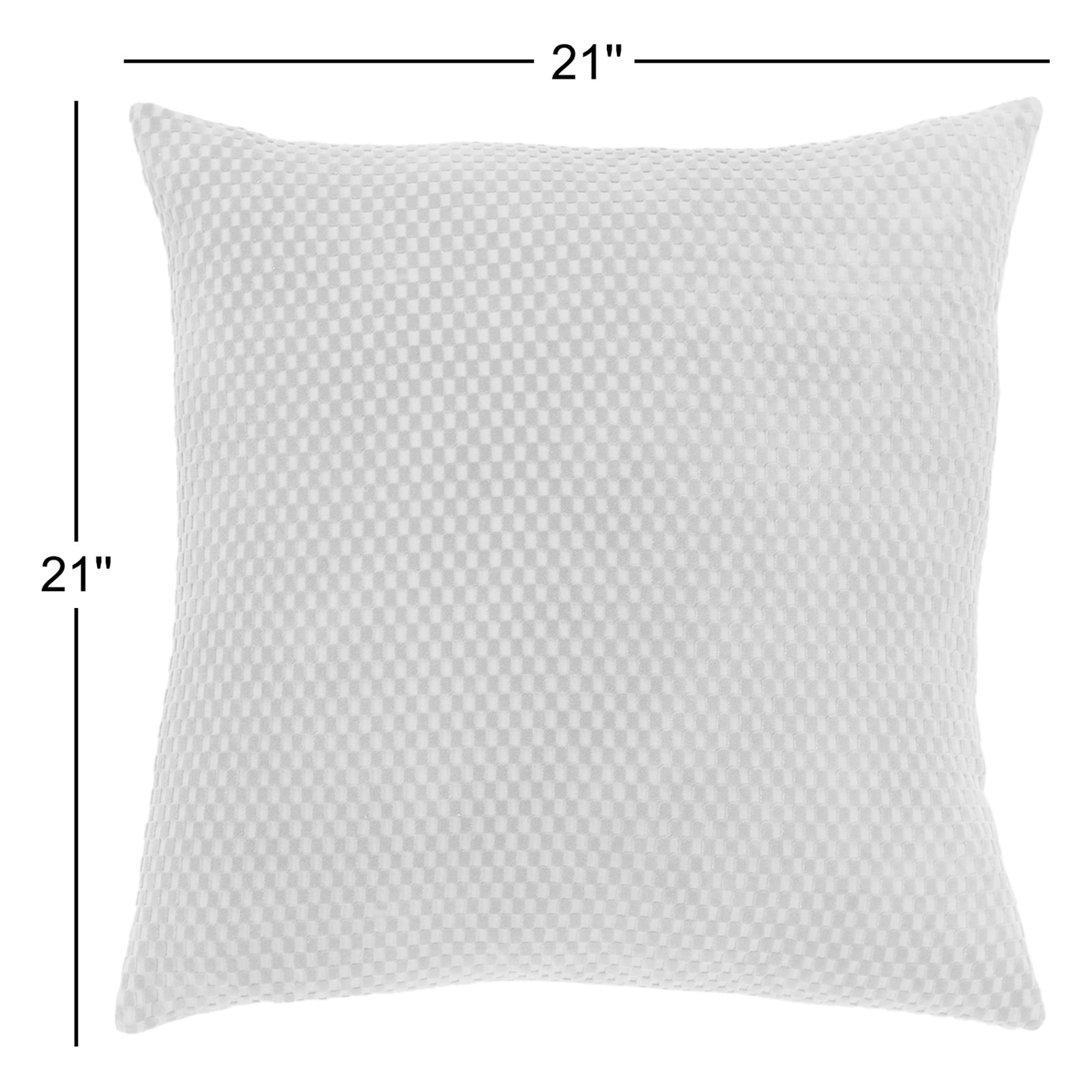 Zoya Textured Cotton Throw Pillow, Green