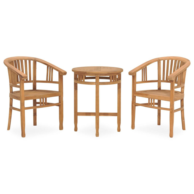 Round 2 - Person Teak Dining Set