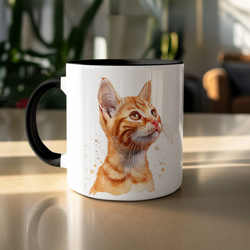 Ceramic Coffee Mug, 2, Black