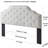 Cammock Upholstered Wingback Headboard-34997981