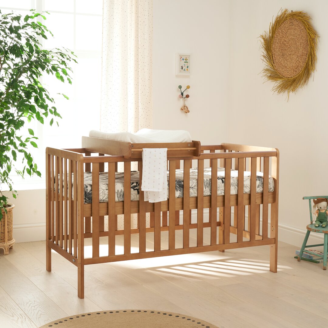 Malmo Cot Bed with Mattress brown