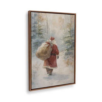 Winter’s Journey Canvas Art Print