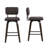 Randerick 35.83" H Swivel Faux Leather Counter Stool-2055809854