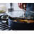 Joseph Joseph Space Ceramic Non-Stick 3.8 Qt. Sauté Pan with Folding Handle and Lid