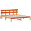 Vidaxl Bed Frame With Headboard Solid Pine Wood-113971122-113971126