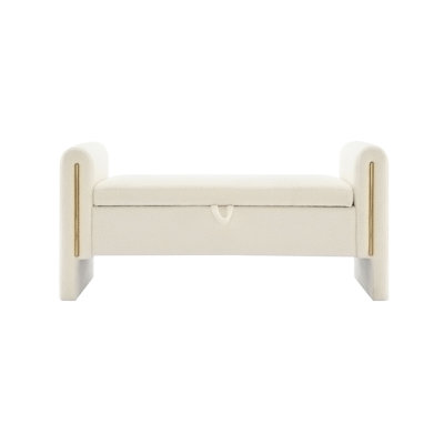 Upholstered Storage End Bench