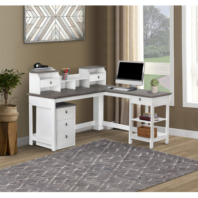 L-Shaped Executive Desk