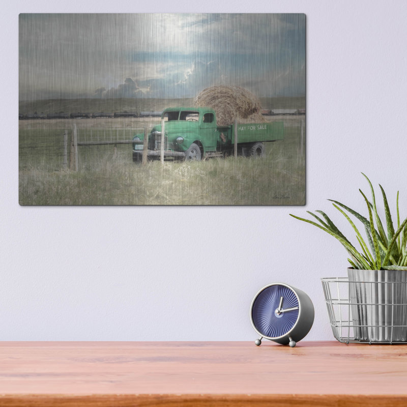 «Hay For Sale» par Lori Deiter, H 12 po x l 16 po