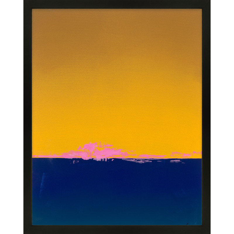 Horizon 1 Print by Lee Lessem, 20" H x 16" W x 1.25" D, Black
