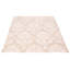 Tapis beige / blanc en laine tissé à plat à la main et rectangulaire Rubenstein