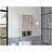 Medicine Cabinet Porto, Two Internal Shelves, Light Gray Finish-377543375