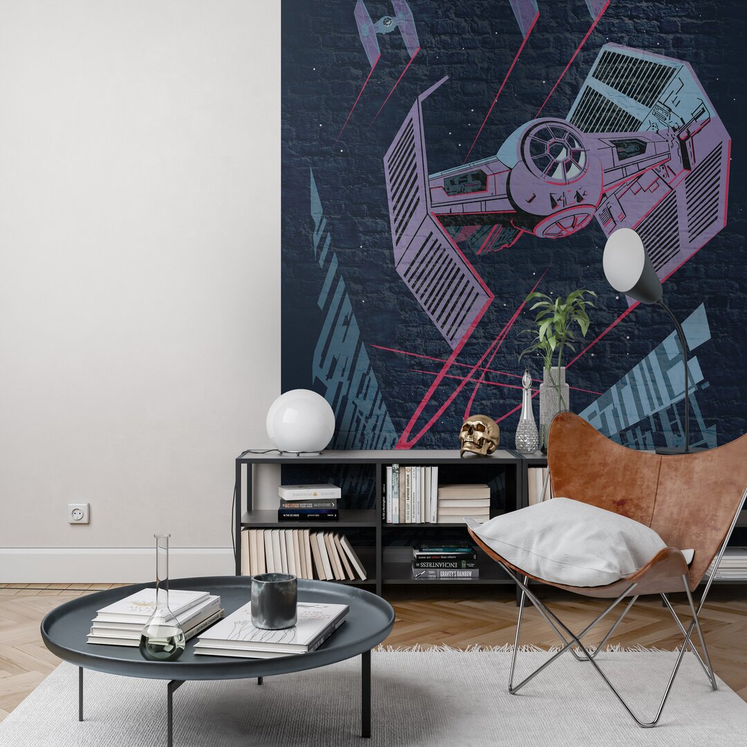 Tapete Star Wars Concrete Tie-Fighter 2,8 m x 200 cm