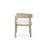 Daney Peony Fabric and Rubberwood Dining Chairs-279704174-306471798